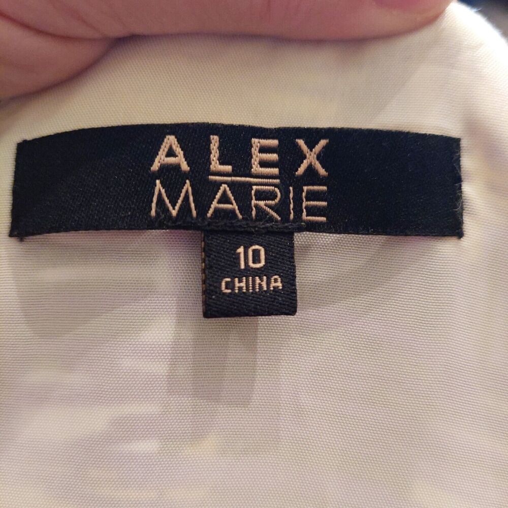 Alex Marie Bora Bora V Neck Bow Front Sheath Dress Women Size 10  MSRP $129 - Picture 5 of 6